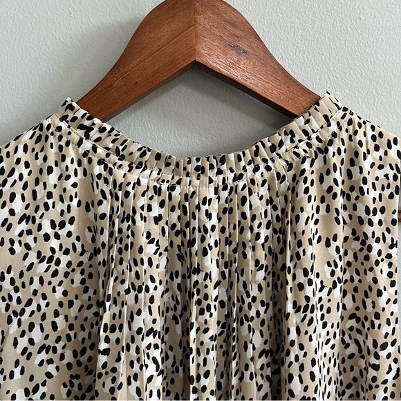 Banana Republic Casual Sleeveless Animal Print Tunic Dress - Picture 4 of 7